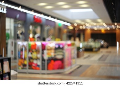 Blurred mall interior - Shutterstock ID 422741311