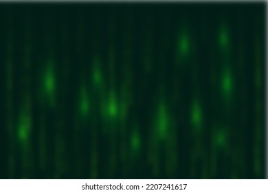 Blurred matrix style binary code digital background with falling numbers