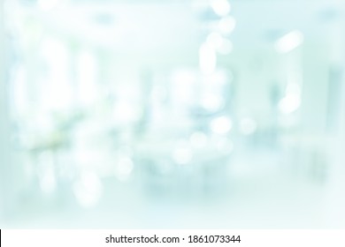 Blurred Medical Background Light Hospital Hall Stock Photo 1861073344 