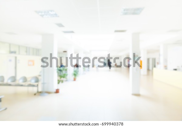 Blurred Medical Background Modern Hospital Building Stock Photo (Edit ...