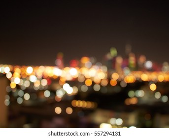 Blurred Night City Lights Dubai