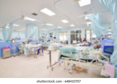 Blurred of nursing care and treatment for patient in the hospital  - Shutterstock ID 648410707