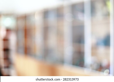 Blurred office