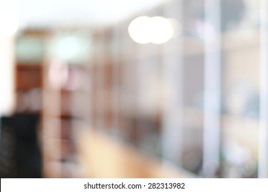 Blurred office