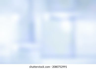 Blurred Office Background Blue Business Room Stock Photo 2080752991 ...