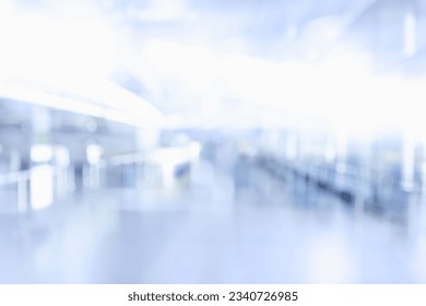 BLURRED OFFICE BACKGROUND, BUSINESS HALL INTERIOR, MODERN COMMERCIAL OPEN SPACE BACKDROP - Shutterstock ID 2340726985