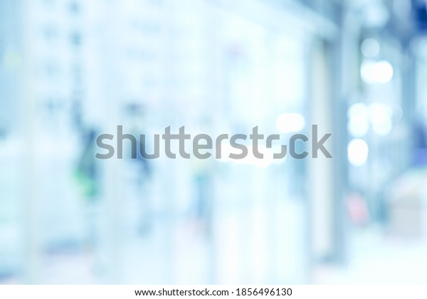 Blurred Office Background Business Hall Interior Stock Photo 1856496130 ...