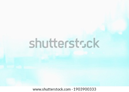 BLURRED OFFICE BACKGROUND, EMPTY LIGHT CITY HALL WITH WINDOW LIGHT REFLECTIONS AND SPACE