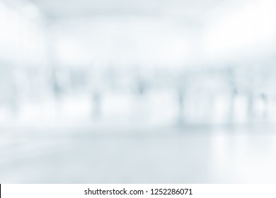 Blurred Office Background Large Business Hall Stock Photo 1252286071 ...