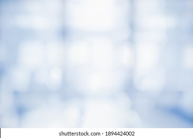 Blurred Office Background Light Blue Business Stock Photo 1894424002 ...