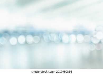 Blurred Office Background Light Blue Spacious Stock Photo 2019980834 ...