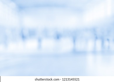 BLURRED OFFICE BACKGROUND, MODERN BUSINESS HALL, SPACIOUS COMMERCIAL SPACE - Shutterstock ID 1213145521