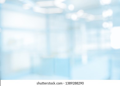 Blurred Office Background Modern Clinical Reception Stock Photo ...