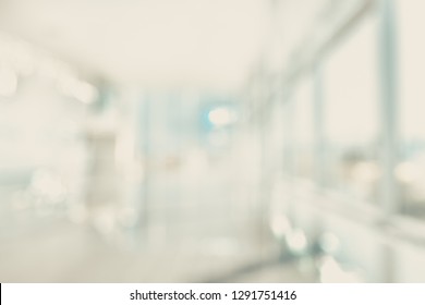 Blurred Office Background Modern Spacious Hall Stock Photo 1291751416 ...