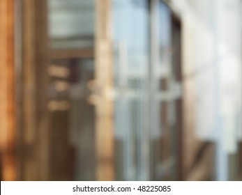 Blurred Office Building For Background Use