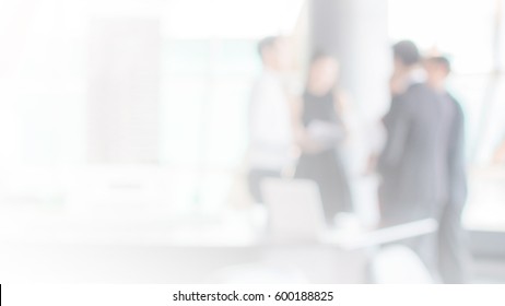 Blurred office interior space background - Shutterstock ID 600188825