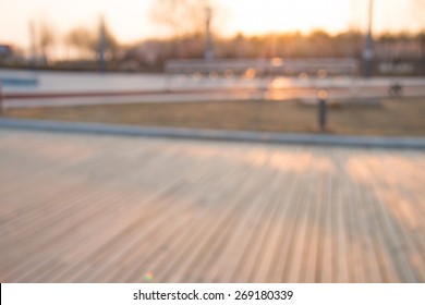 Blurred Park Background Defocus