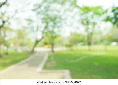 Blurred Park, Natural Background