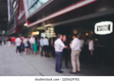 Blurred  pedestrian people and businessman, Businesswoman near Singapore central business district, a modern financial building district area in Raffle Place, Singapore. - Shutterstock ID 2205629701