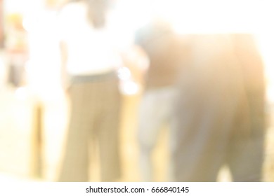 Blurred people walking,like going forward to success - Shutterstock ID 666840145