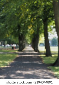 A Blurred Photo Of Victoria Park, Leicester.