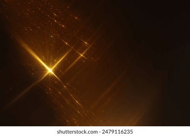 Blurred refraction light, bokeh or flare overlay effect