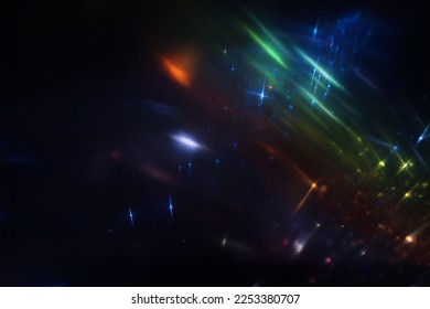 Blurred refraction light, bokeh or organic flare overlay effect - Shutterstock ID 2253380707