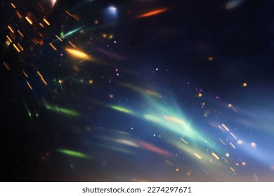 Blurred refraction light, bokeh or organic flare overlay effect - Shutterstock ID 2274297671