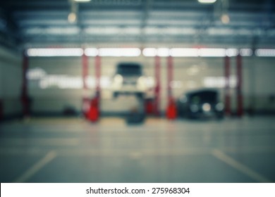 Blurred of repair service station - Shutterstock ID 275968304