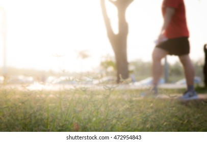  Blurred running