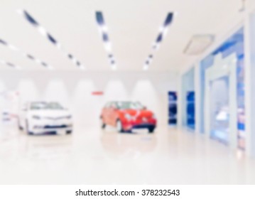 Blurred Showroom Car : For Background Use