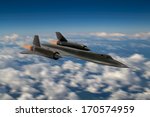 Blurred sky background - SR-71 