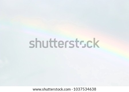 blurred sky and rainbow soft, blurred soft rainbow on sky pastel color background, nature rainbow sky wallpaper