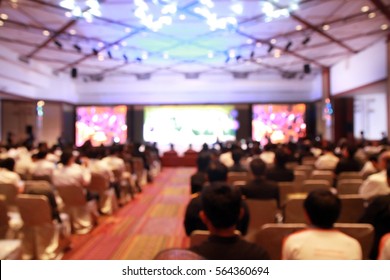 Blurred soft of seminar room for background - Shutterstock ID 564360694