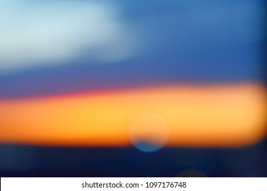 Blurred Sunset Background