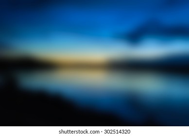 Blurred Sunset Background