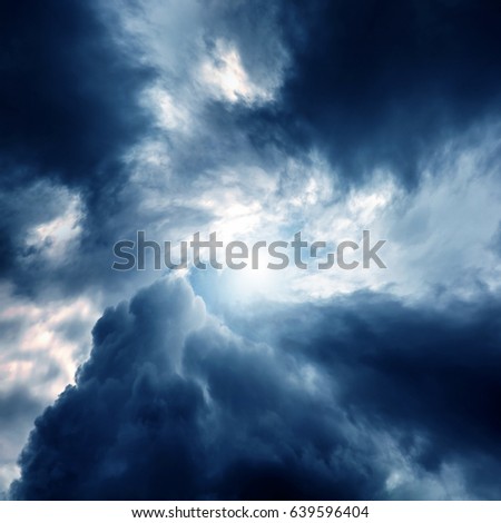 Similar – Cloud swirl in the blue sky