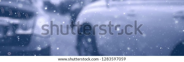 blurred\
transport background snow / traffic on a winter highway, seasonal\
auto concept, blurry auto texture, traffic\
jams