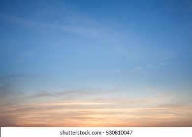 Blurred twilight clouds for background