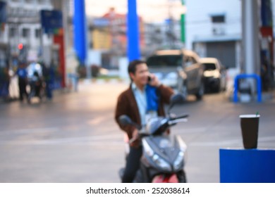 blurred using smart phone