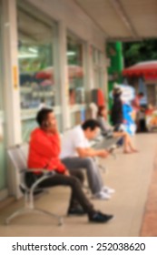 blurred using smart phone