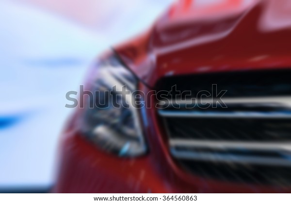 Blurred of Zoom at sports car\
headlight in Car show event at Bangkok, Thailand. This a open event\
no need property release and press credentials\
required.