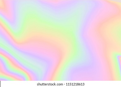 Blurry Abstract Pastel Iridescent Holographic Foil Background