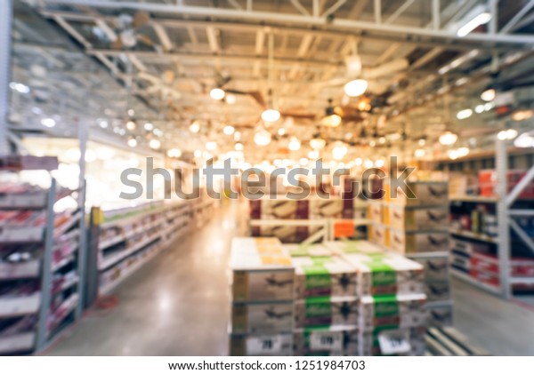 Blurry Abstract Wide Selection Ceiling Fans Royalty Free Stock Image