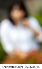 Blurry background, natural