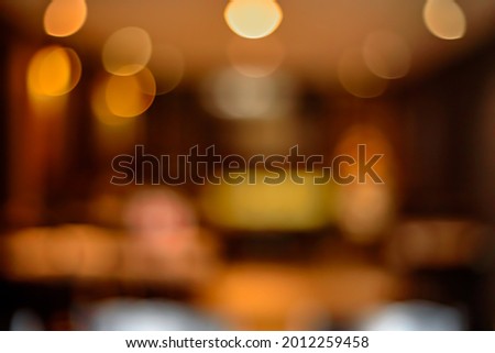 blurry background of a restaurant, great for text backgrounds, video backgrounds and illustrations 