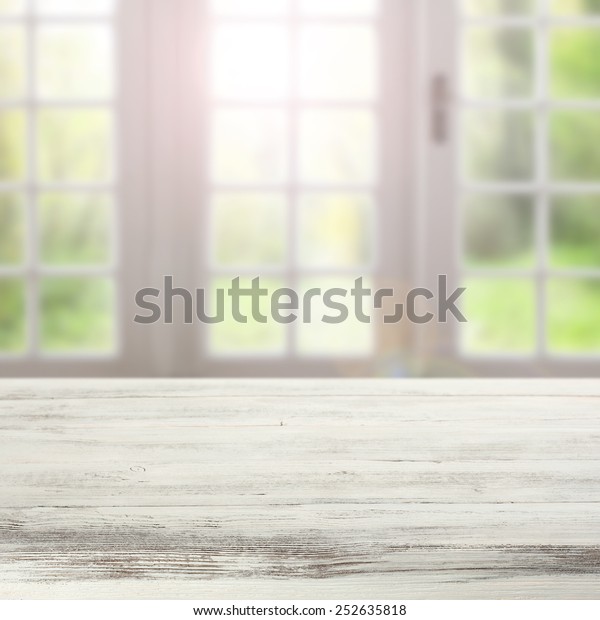 Blurry Background White Window White Vintage Stock Photo 252635818 ...