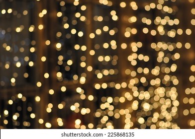Blurry Christmas lights festive background. Use this unique blurred lights pic in the graphic design or illustration.