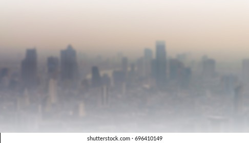 blurry city background