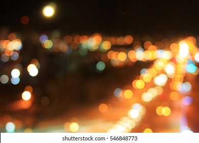 Blurry City Lights